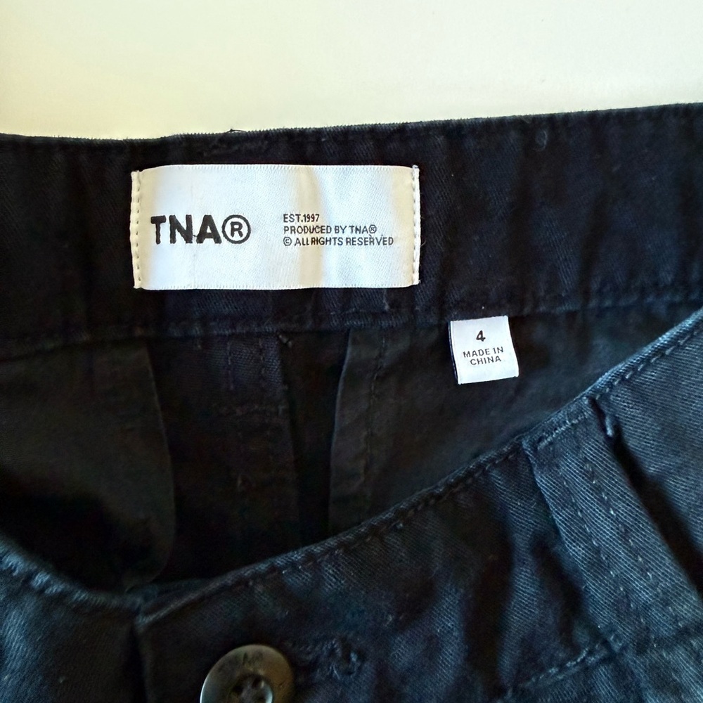 TNA Supply Cargo Pants 100% Cotton size 4 Grunge Streetwear Gorpcore Utility - Picture 2 of 7